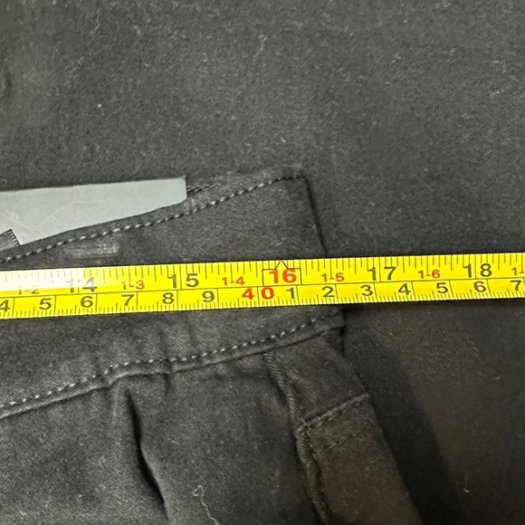 Copperflash Pants Women's Size 14W Chic Black Straight Leg Highrise Ankle Skinny - Picture 4 of 7